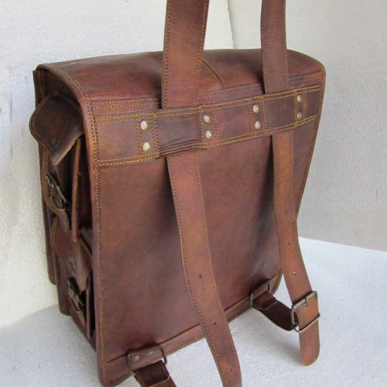 Vintage Leather Backpack