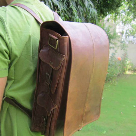 Vintage Leather Backpack