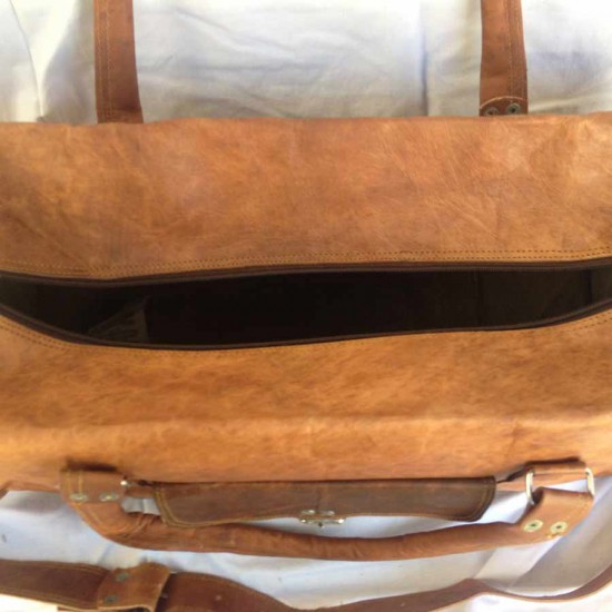 Goat Leather Duffel Bag