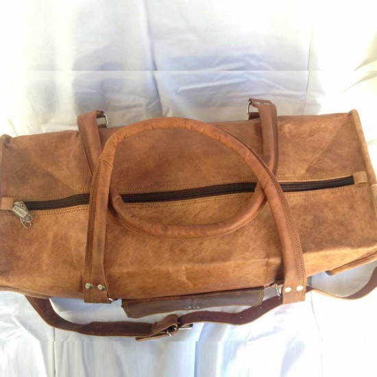 Goat Leather Duffel Bag